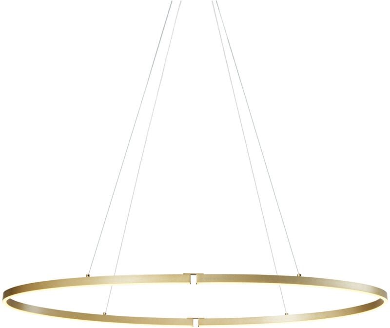 Design-Hängeleuchte Messing 120cm inkl. led 3-Stufen-Dimmbar - Ovallo