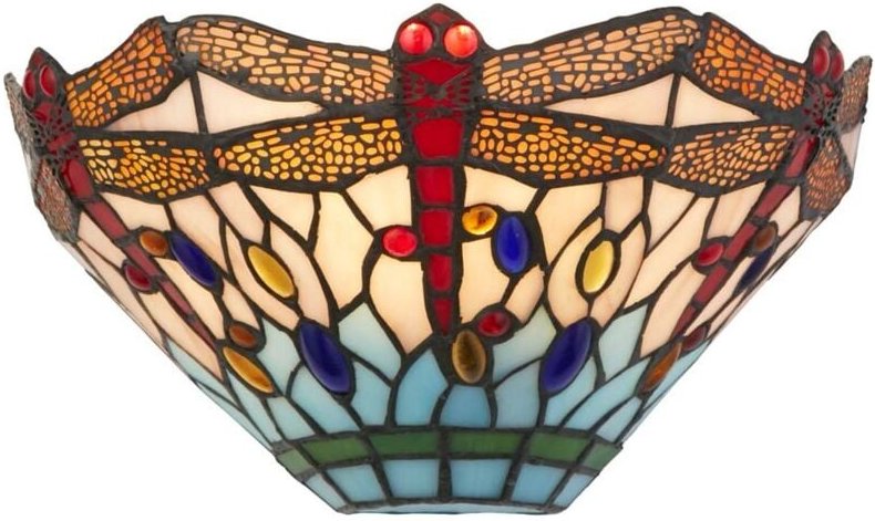Dragonfly 1 leichte Wandleuchte, Tiffanny - Searchlight
