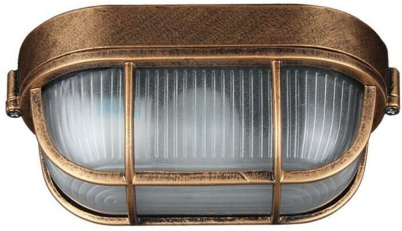 Wandlampe für den Außenbereich, ovale Wandlampe aus Aluminiumdruckguss, nautische Marine-Wandleuchte im Vintage-Stil, In...