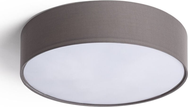 Deckenleuchte aus Stoff Rund Ø500 mm Ranje Grau