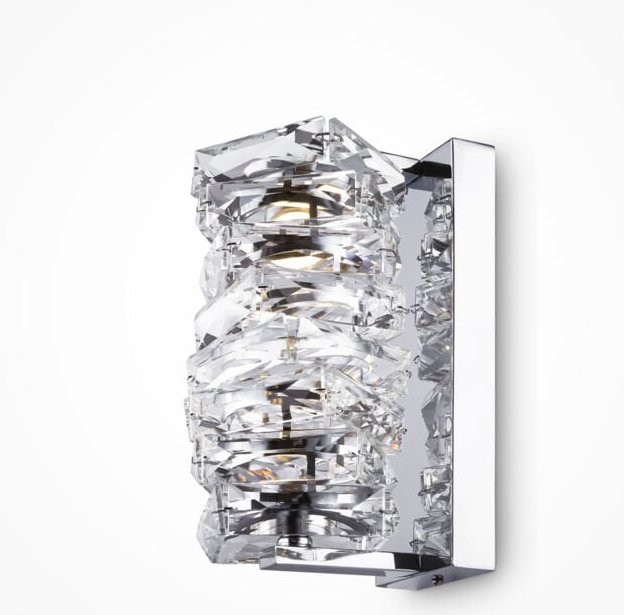 Maytoni Coil Moderne Wandleuchte Chrom 3000K