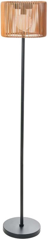 Solar LED-Stehleuchte für den Außenbereich LUENA Braun