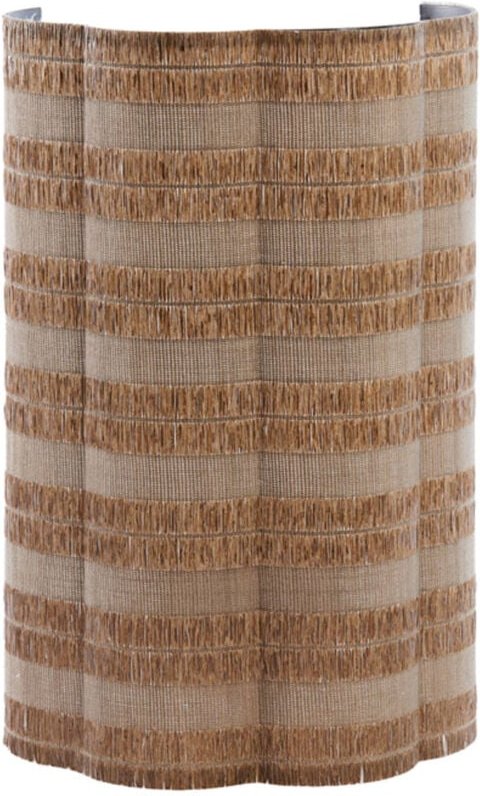 Light & Living - wandleuchte - Verdantia - braun - textil - E27 -