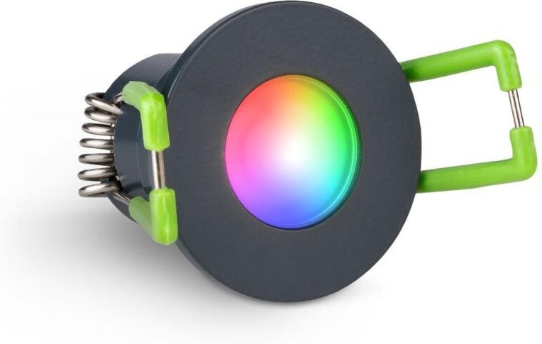 Einbaustrahler Mini Livorno 3W IP65 durchverbindbar - Lichtfarbe: RGB+2700K - Farbe: anthrazit RAL 7016