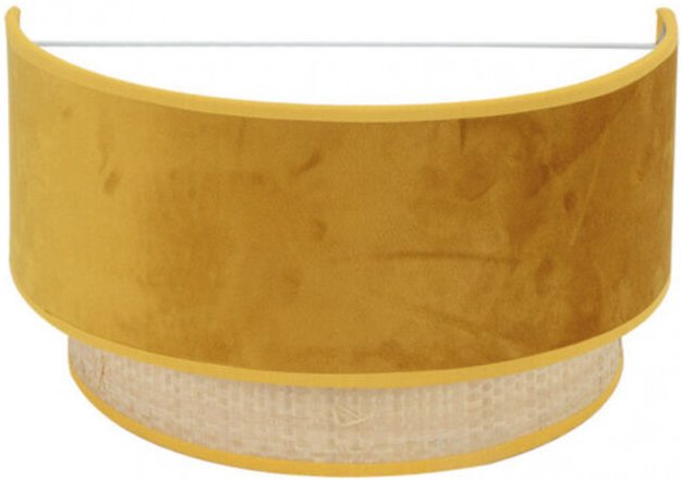 Wandleuchte reyes 1xe27 natur/yema 17x30x16 cm