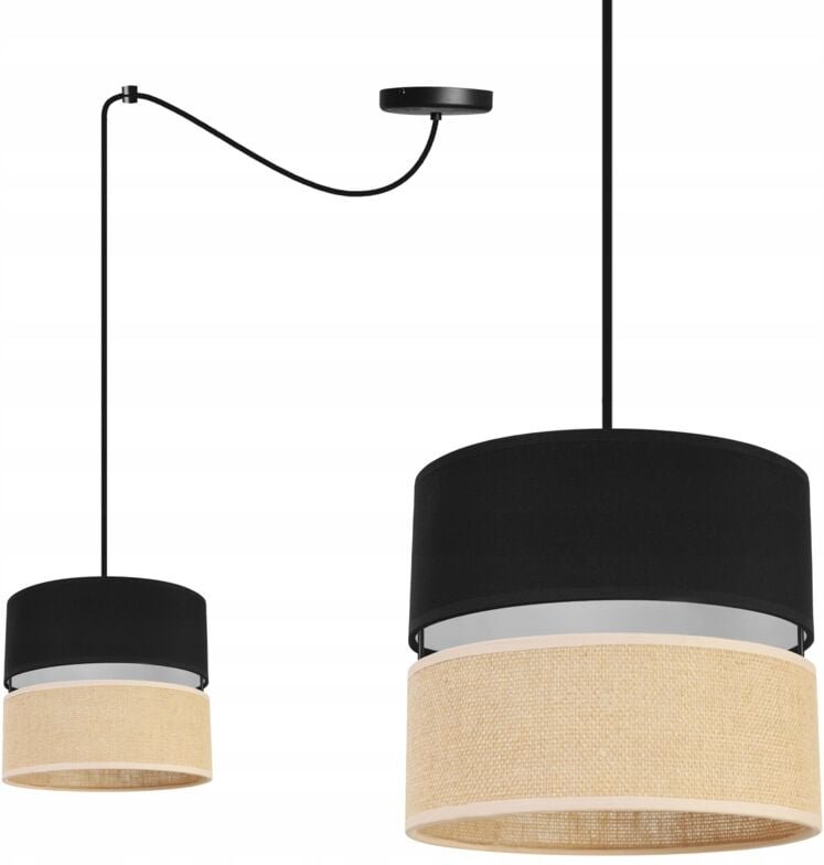 Deckenhängelampe, Lampenschirm 20 Cm, Schwarze Spinne