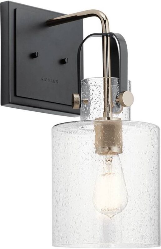 Kichler Kitner Dome Wandleuchte Nickel poliert - Elstead