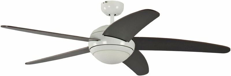 Thumbnail - Deckenventilator Melton Weiß / Wenge mit Licht