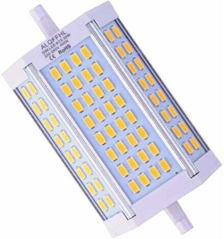 Lablanc - R7S LED-Glühbirne, 118 mm, dimmbar, 30 w, lineare LED-Strahler mit zwei Enden, J-Typ (entspricht 200 w, 300 w ...