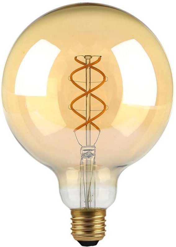 LED-Glühbirne E27 5W G125 Filament Amber 1800K - V-tac