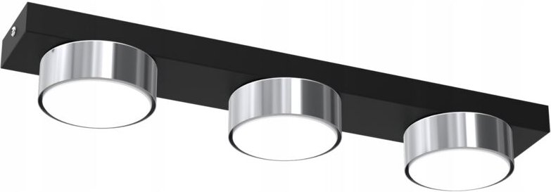 Wohnzimmer-Deckenleuchte Led Loft Gx53 Schwarz Chrom Polen