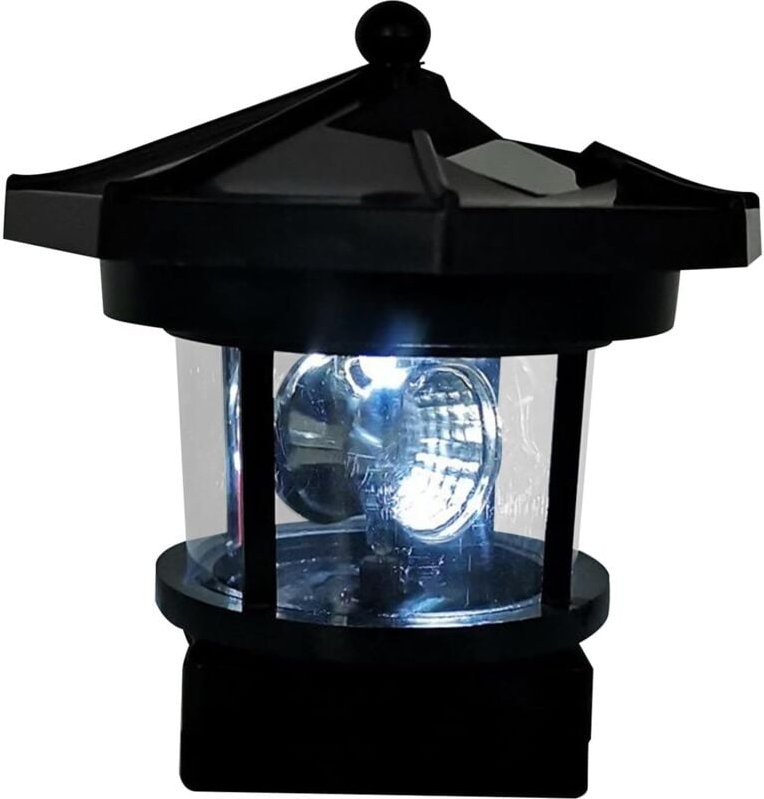 Solar Gartenleuchte, LED Straßenleuchte Outdoor, 10x10cm elektrisches Rundumlicht, wasser- und wetterfest, edles Design ...