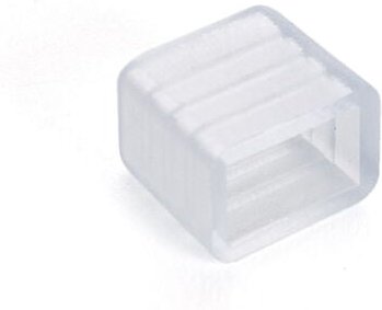 Endkappe für LED-Streifen 220V ac SMD2835 IP65 Breite 12mm Transparent