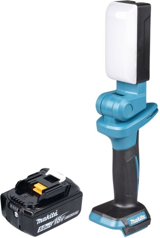 Makita DML 816 T1X Akku Arbeitsleuchte 18 V 500 lm LED + 1x Akku 5,0 Ah - ohne Ladegerät