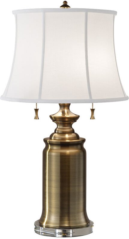 Stateroom - 2 Leuchttischlampe Messing, E27 - Elstead