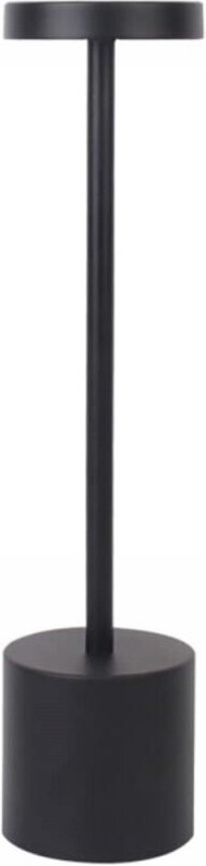 Kabellose Tischleuchte, geeignet für den Einsatz am Bett, in Innenräumen und in Restaurants, schwarze Nachttischlampe