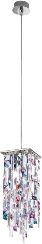 Prisma Kristall-Pendel-Deckenleuchte Chrom - Kolarz