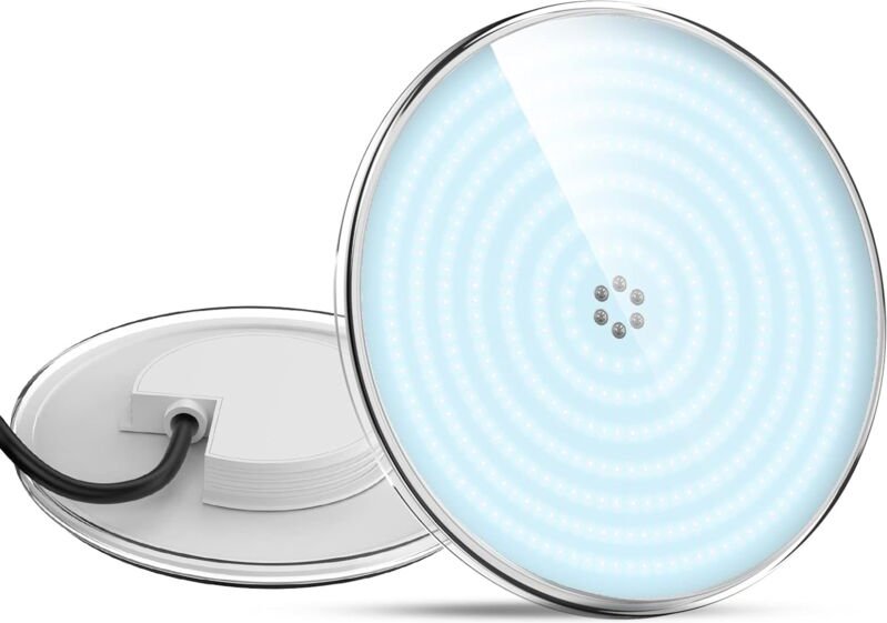 Harzgefülltes LED-Poollicht, 35 w PAR56-Poollicht (entspricht 300 w Halogenlampe), LED-Pool-Spotlicht, 3500 lm, 140 ° Ab...