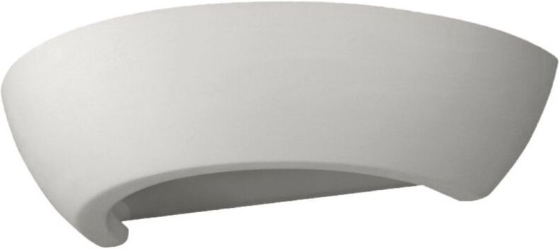 Sollux - 1 Light Ceramic Flush Wandleuchte Weiß, E27