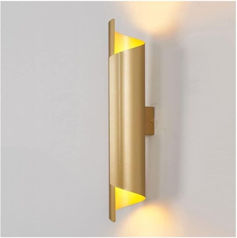 Schlafzimmer-Wandlampe, luxuriöse Innenwandlampe im nordischen Stil, kreative runde Wandlampe für Schlafzimmer, Nachttis...