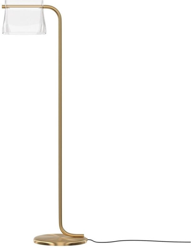 Maytoni Cabaret Moderne Stehlampe Messing 3000K 850lm Glasschirm