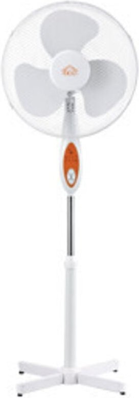 DCG Eltronic VE1620 TT Ventilator Orange, Weiß