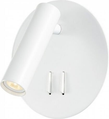 V-TAC Wandleuchte, 2 LEDs, An/Aus-Tasten, Hintergrundbeleuchtung, 6 W, verstellbar, 3 W, Warmweiß