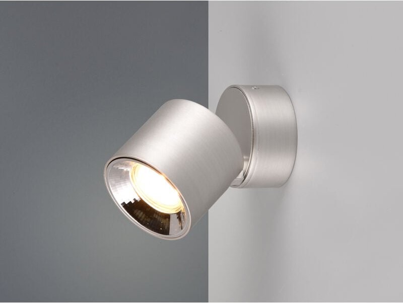 Deckenstrahler GUAYANA Silber, Ø 9cm