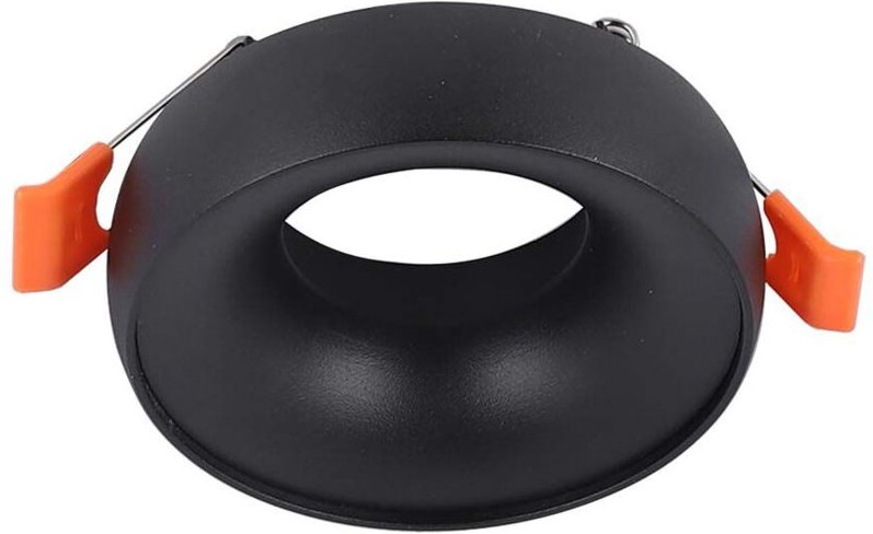 V-tac - LED-Strahler Einbauleuchten GU10 IP20 Schwarz + Schwarz