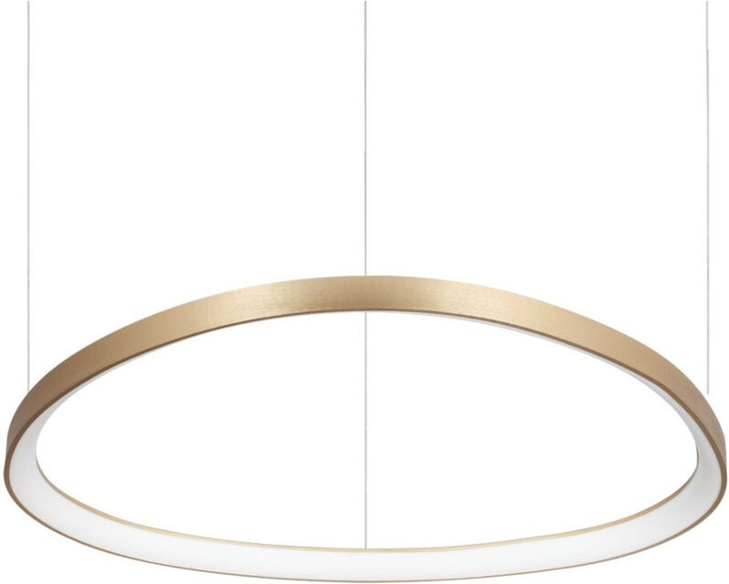 Gemini 81cm led Integrierte LED-Pendelleuchte Deckenleuchte Messing 2700K - Ideal Lux