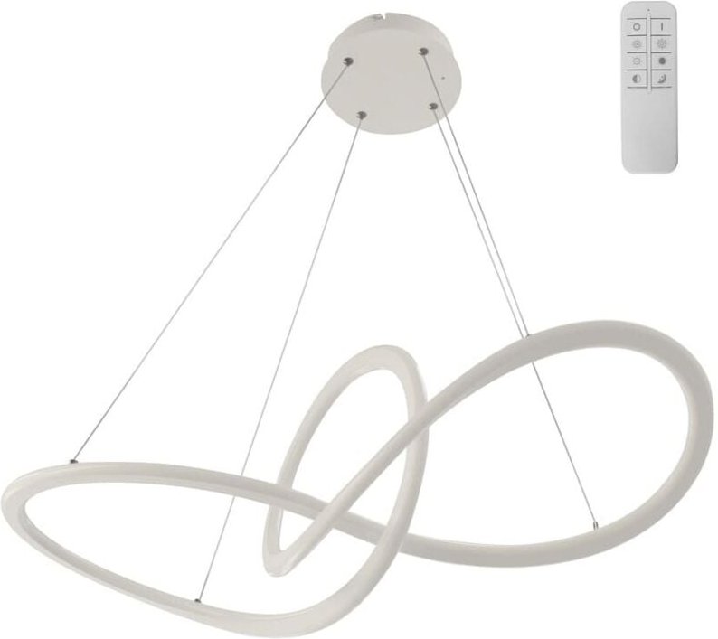 Weiße Dunia LED-Deckenleuchte 53W 4600 Lm