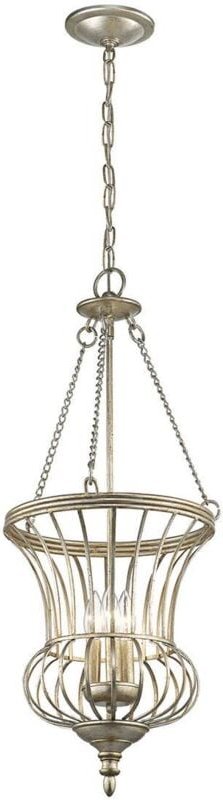 Hängeleuchte Pendellampe Deckenleuchte Sterling-Gold h 78,7 cm Esszimmerlampe