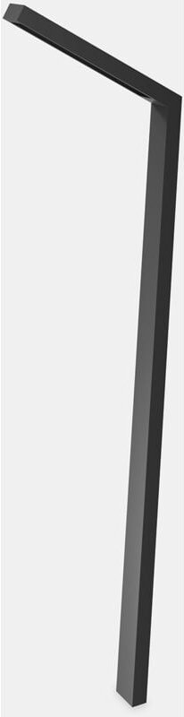 Zigzag symmetrical farola exterior con optica simetricas en blanco neutro 4000K color gris urbano