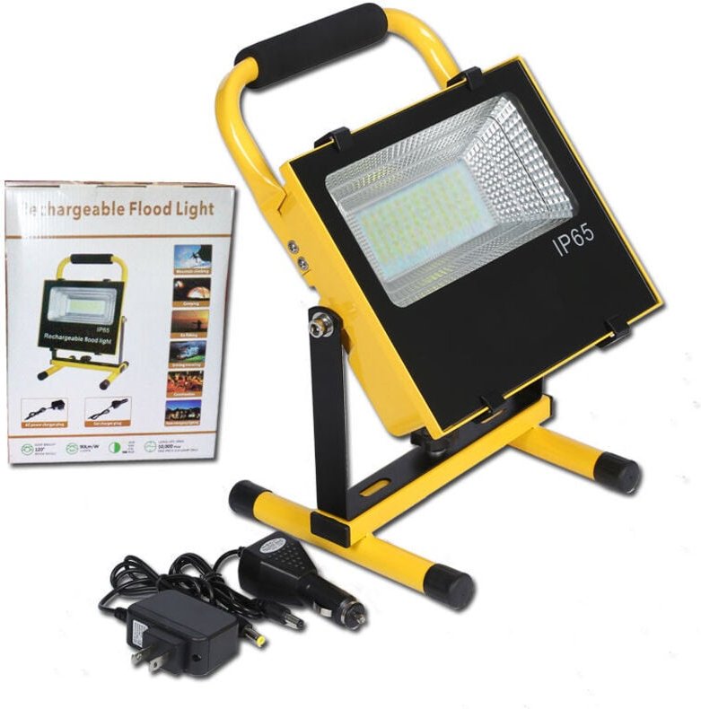 Fplus - talox Dünner 60-W-LED-Akku-Strahler