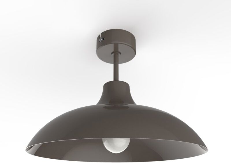 Parigina plafoniera monocolore lucido