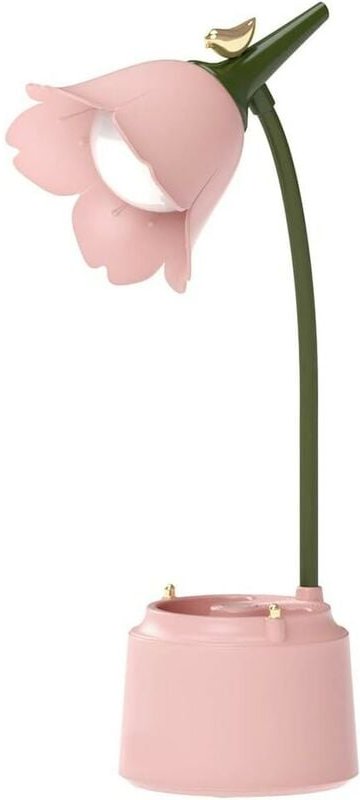 LED-Schreibtischlampe für Kinder, usb, Leselampe mit einstellbarem Licht und Touch-Sensor (Pink)