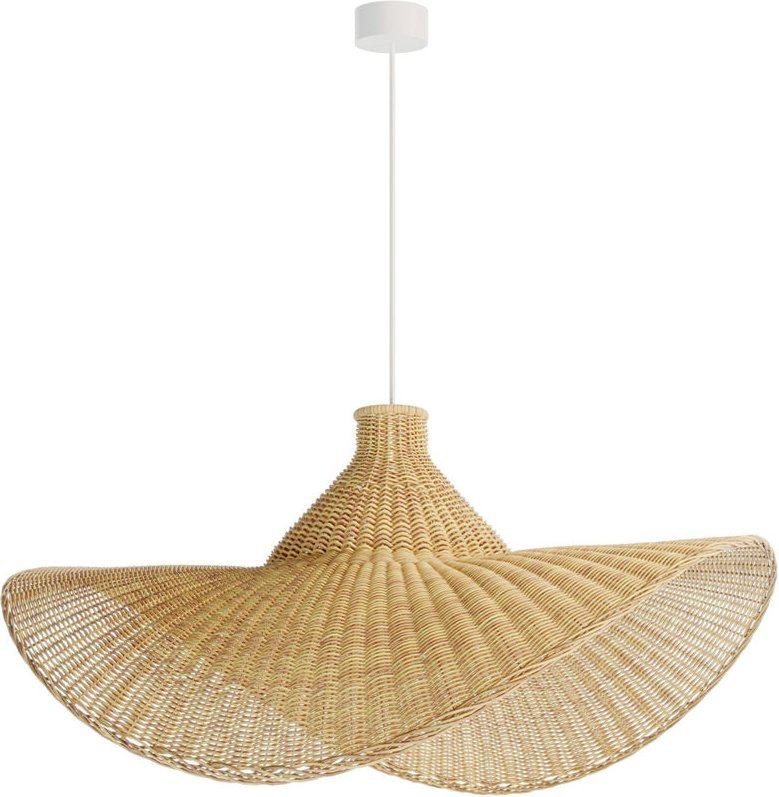Thumbnail - Rattan-Deckenlampe - Boho-Bali-Stil - Sona Naturfarben