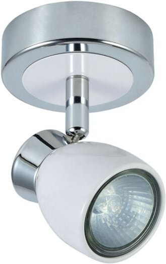 Fabrilamp - Verstellbarer Strahler für Badezimmer Modell chacho weiß-chrom