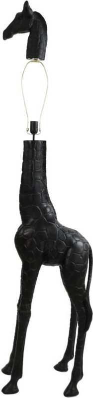 Stehlampe - Giraffe - schwarz - kunststoff - - Light&living