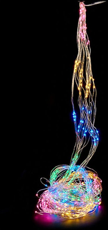 LED-Lichterkette 2 m Bunt