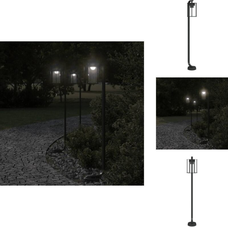 Wegeleuchte Schwarz 100 cm Edelstahl - Wegeleuchte - Edelstahl - Außenstehleuchte - Gartenlampe - LED-Lampe