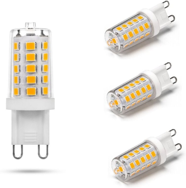 Memkey - G9-LED-Leuchtmittel, 5 w, 500 lm, entspricht 50 w Halogen, warmweiß 3000 k, 220–240 v, cri 85, nicht dimmbar, e...