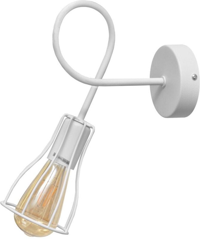 Oxford Wandleuchte Weiß 10cm - Helam