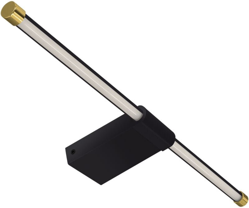 Badezimmer-Wandleuchte über dem Spiegel PASO LED 12W 4100K IP44 schwarz