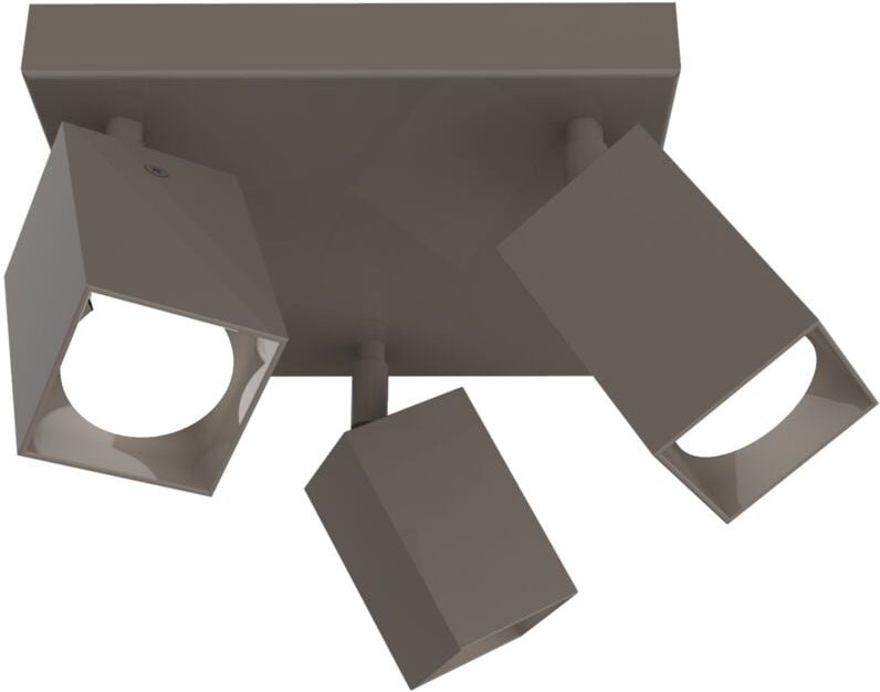 Lumicom - brick q plafoniera X3 monocolore lucido