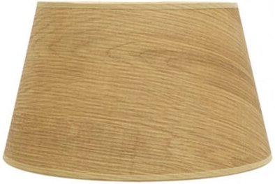 Fabrilamp - Lampenschirm salma e27 licht holz 35dx25dx20h konisch offen konisch
