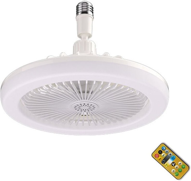 Thumbnail - Zoternen Deckenventilatorlampe, Deckenventilatorleuchte, E27 Deckenventilator-Kronleuchter, Leiser Deckenventilator mit ...