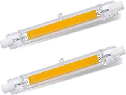 Beijiyi - R7S LED-Glühbirne, 118 mm, Kaltweiß 6000 k, 1200 lm, R7S 13 w COB-LED-Halogen-Äquivalent R7S J118 100 w 120 w,...