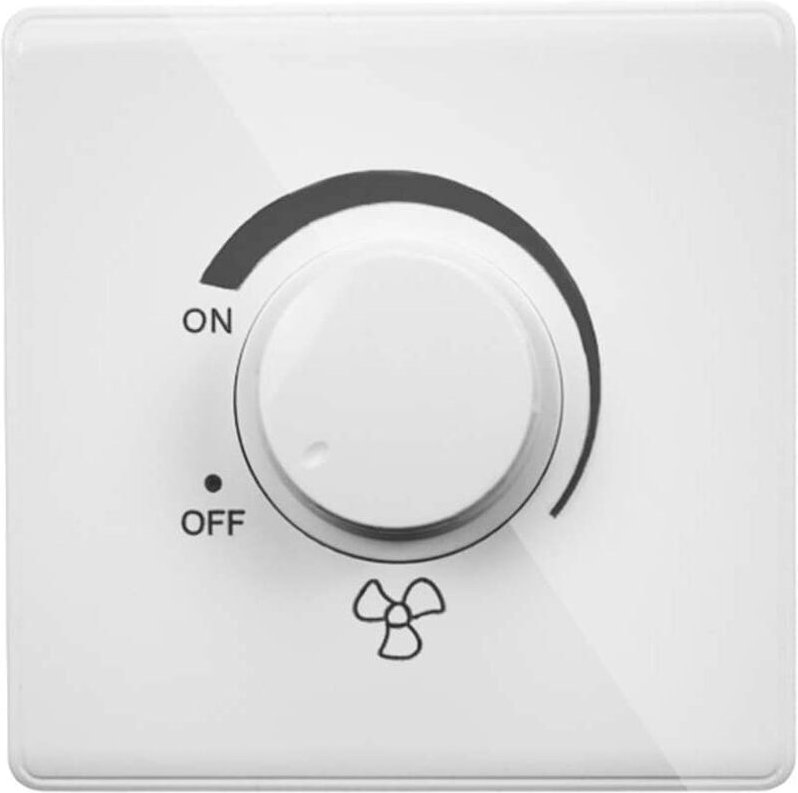 Deckenventilator Typ 86, Drehzahlregler, Wandschalter, 220 V, 10 A, weiß - LKBD