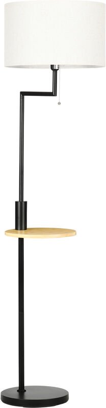 Stehleuchte, Stehlampe mit Ablage, 40 w Standlampe mit USB-Anschluss, Standleuchte für Wohnzimmer, Schlafzimmer, Stahl, ...